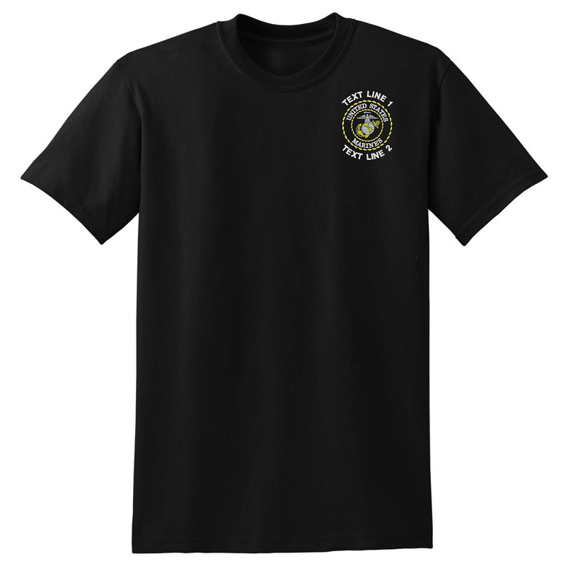 (image for) US Marine Corps Embroidered Tee Shirt #887